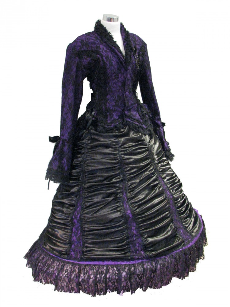 Ladies Victorian Edwardian Day Costume Size 10 - 14 Image
